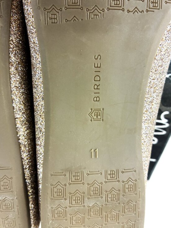 BIRDIES "The Starling" Gold Dust Glitter Loafers   ✨  size 11 - Picture 15 of 16